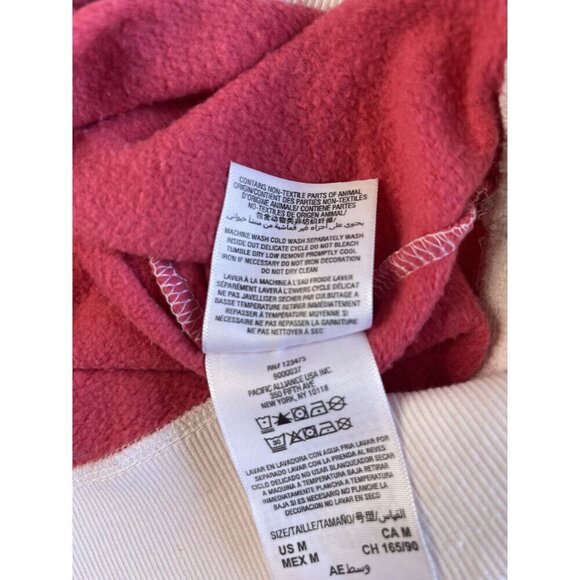 JUICY by Juicy Couture Fleece Cropped Pullover Hoodie SZ M Long Bell Sleeves Cor - Picture 10 of 12